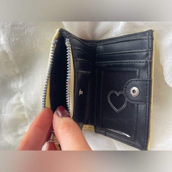 Yellow Betsy Johnson Leather Wallet - Picture 4 of 5